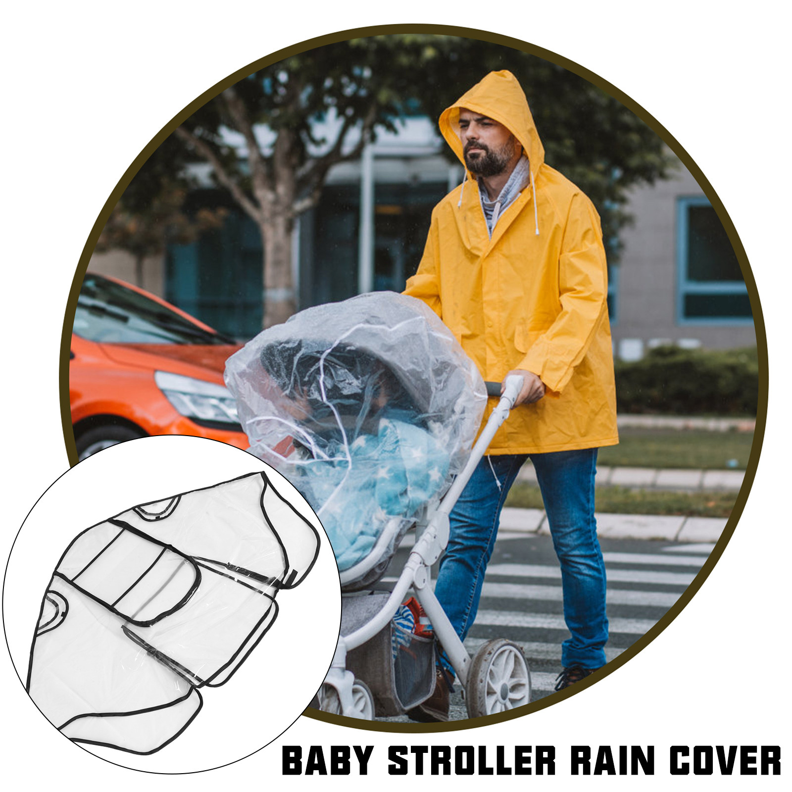 Housse coupe-vent pour pousset - Stroller Rain Cover avis et prix