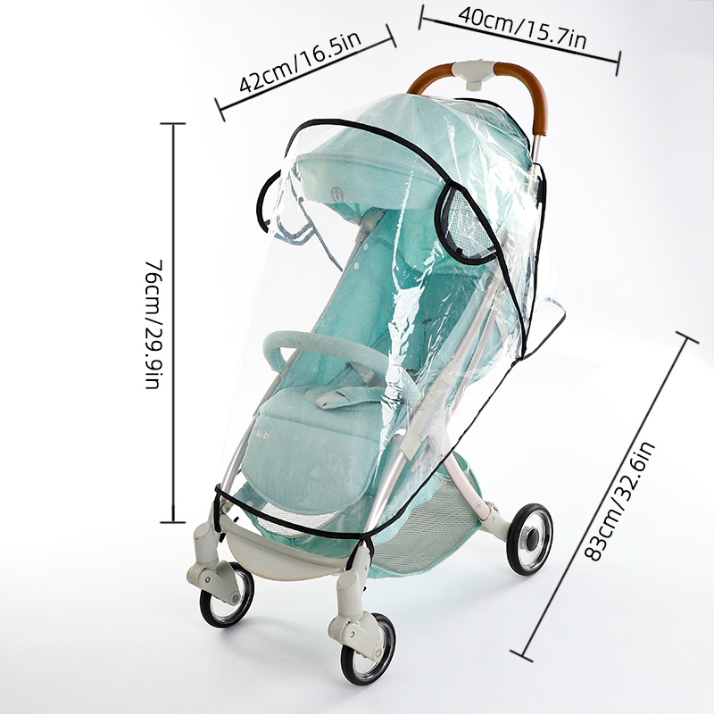 Housse de pluie pour poussette - Stroller Rain Cover avis et prix