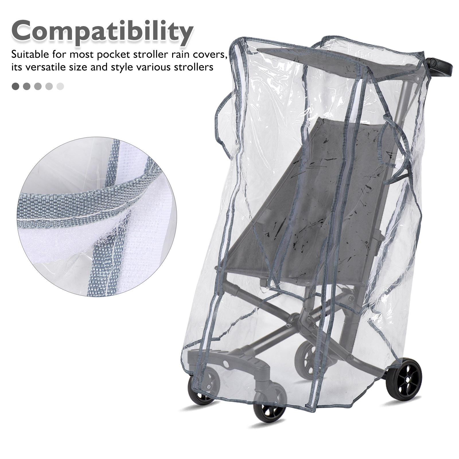 Housse coupe-vent pour pousset - Stroller Rain Cover avis et prix